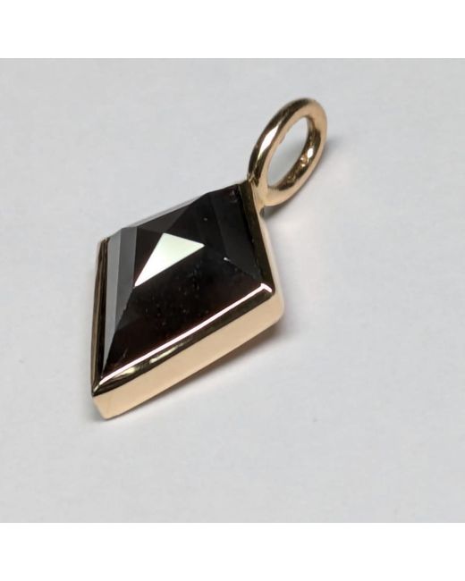 Rahul's Jewels Gray Sanctum Aether Pendant -14 Karat With Genuine Diamond