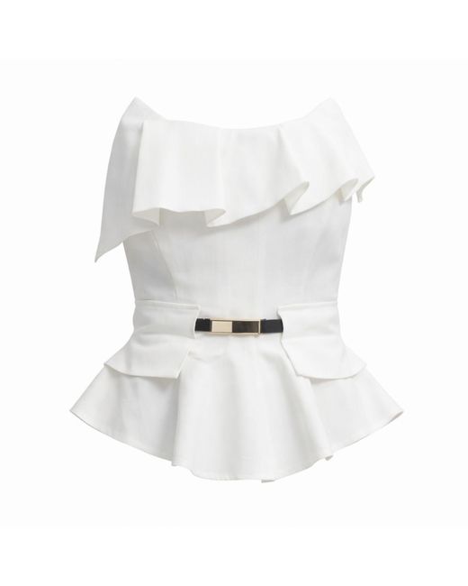 Ma Mulier Black Cloud Bustier Top