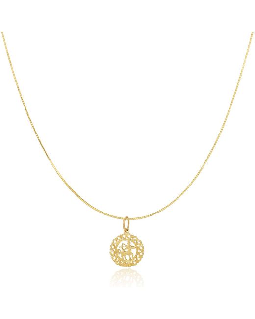 Maya Brenner Metallic Zodiac Necklace