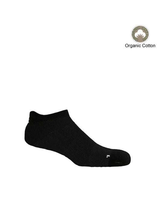 Peper Harow - Made in England Black Organic Trainer Sport Socks – Five Pair Bundle for men