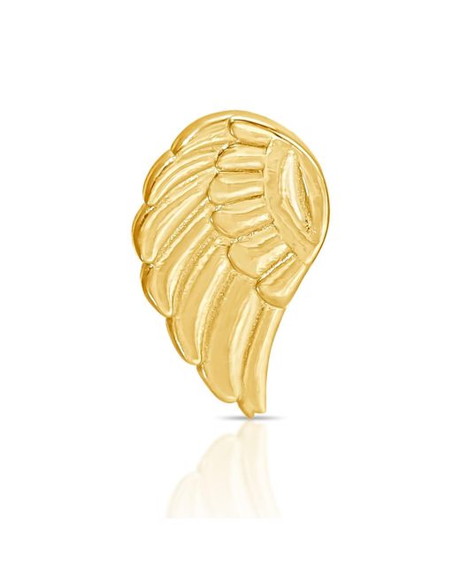 Maya Brenner Metallic Charm Stud