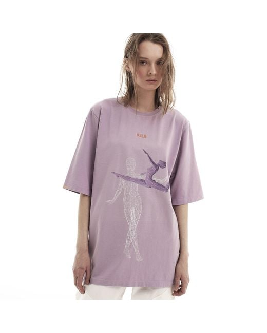 Foxylab New York Purple Lavander T-Shirt Beauty Is Movement