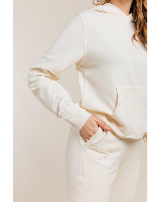 Ocio Leisurewear White Classic Softcore Hoodie