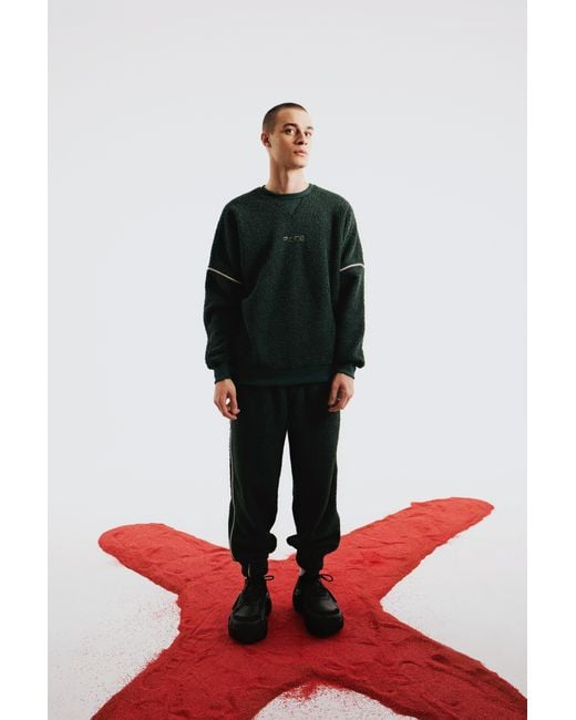 Pcfg Green Fluffy Track Sweatpant for men