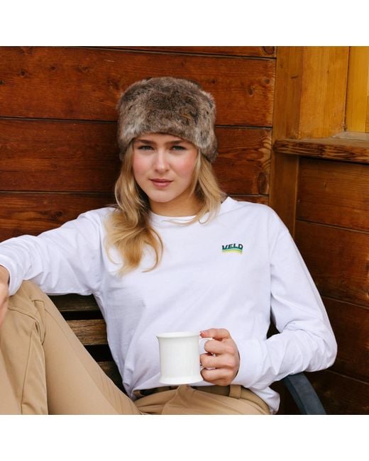 VLD White Beverly Après Ski Long Sleeve T-Shirt