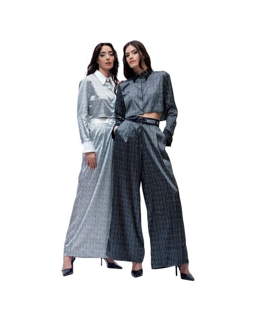 Vazaf Gray Monogram Pants