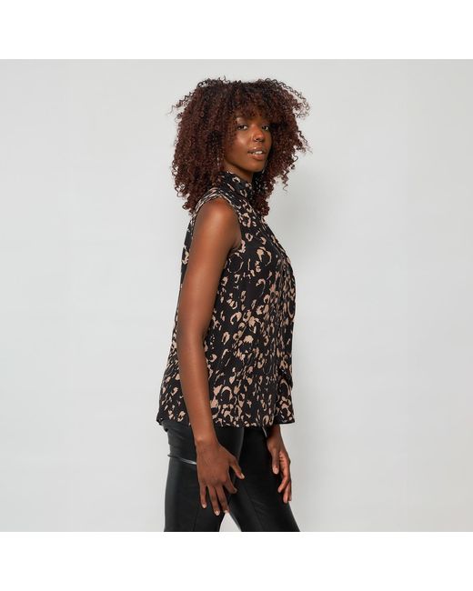 Solgo Atelier Blue Ade One-Shoulder Mulberry Silk Top