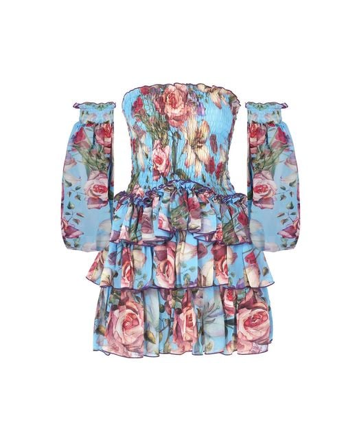 Nur Karaata Blue Vinca Blu Dress