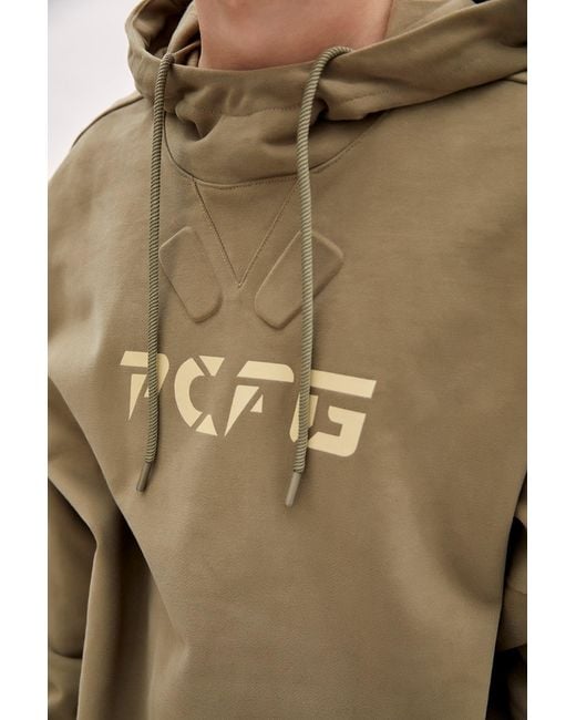 Pcfg Green Oversized Hoodie for men