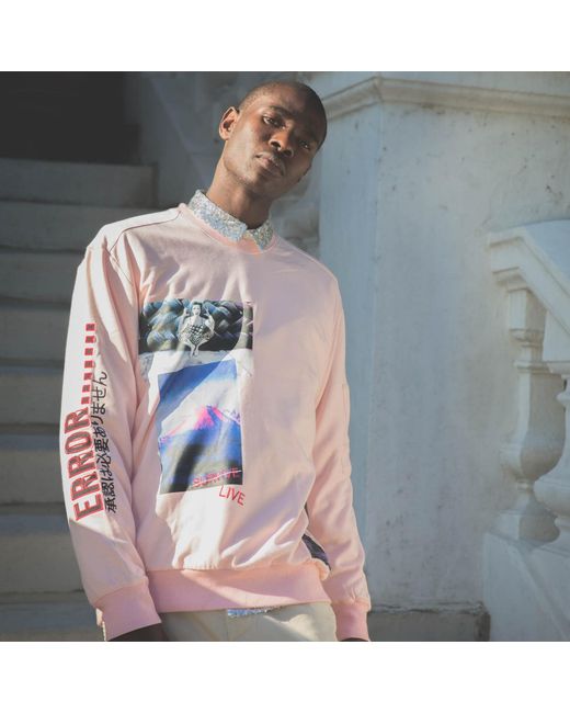 Quillattire Blue Bamboo 'Error' Sweatshirt for men