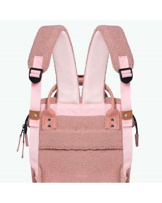Cabaïa Pink Adventurer Backpack Fleece Small Cancun