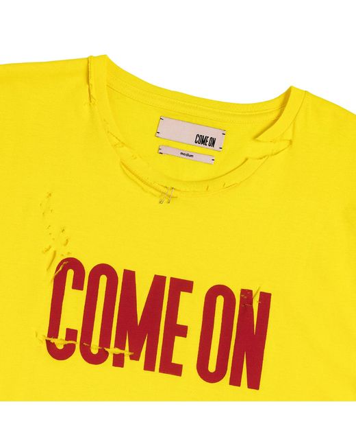 Come on Yellow Tear Me Apart T-Shirt for men