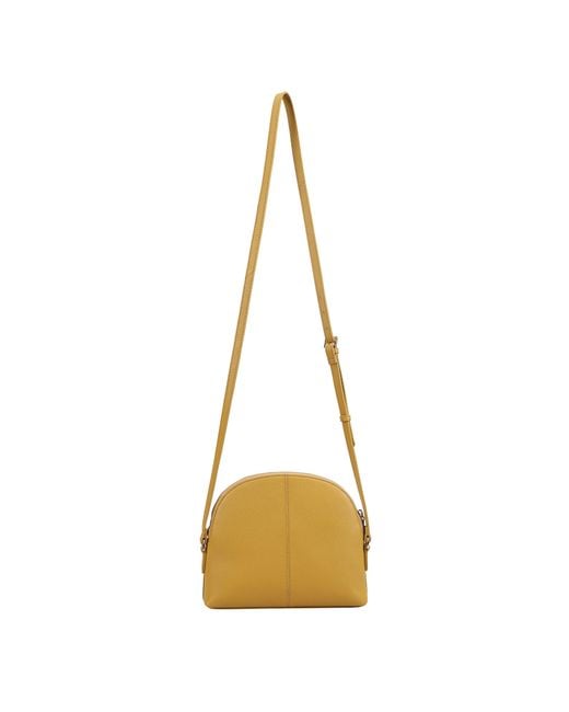Paul Costelloe Yellow Healy Crossbody Bag