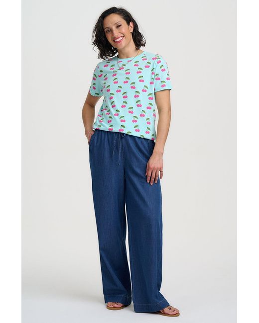 Sugarhill Blue Maggie T Shirt, Cherry Pop