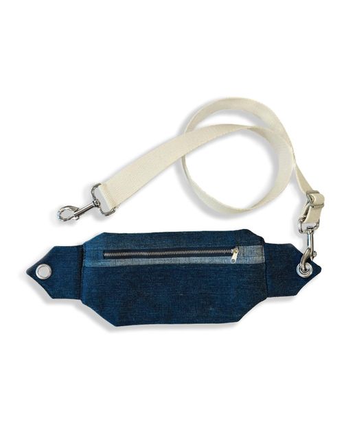 Park + Coop Blue The Bronx Crossbody Bag