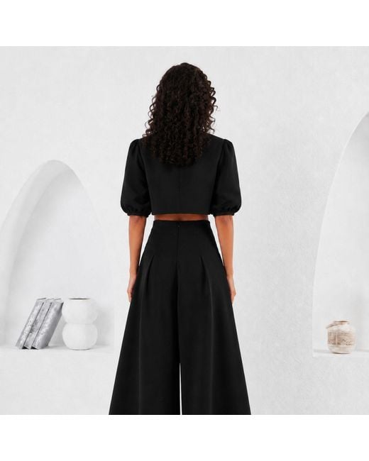 Lumina Eligma Black The Palazzo Jacket