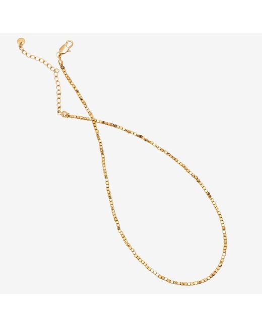 Uchi and Soto Metallic Shikaku Small Bead Necklace