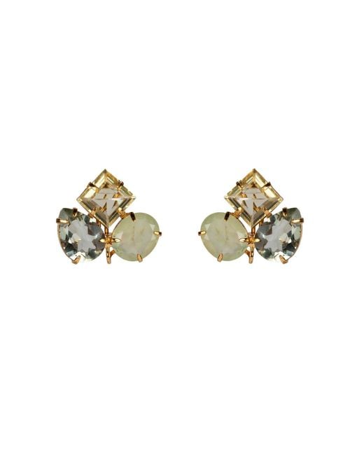 Bounkit Metallic Sylva Studs Pierced
