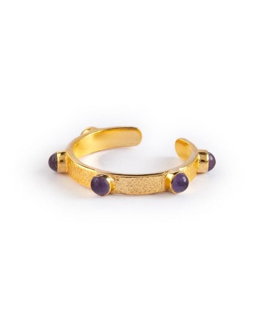 Goddess Charms Metallic Third Eye Chakra Ring