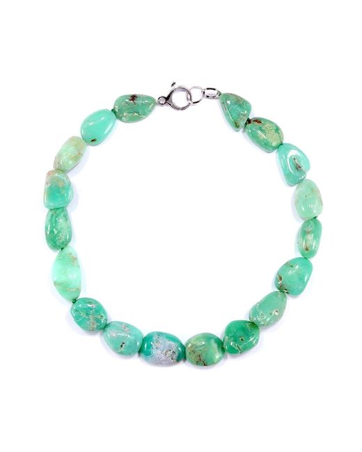 Mineralgems•Studio Green Chrysoprase Necklace