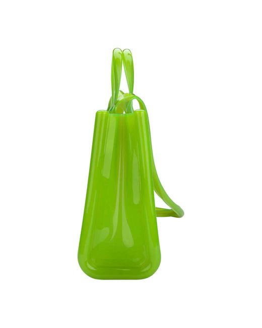 Melissa Green Large Jelly Shopper Ii X Telfar