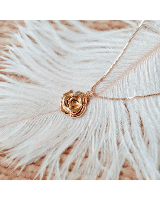 Seven Saints White Mystic Rose Adjustable Necklace