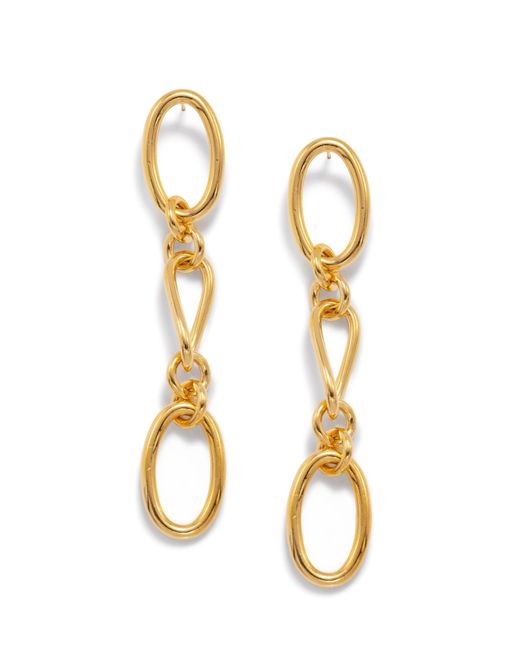 Jaredjamin Metallic Ophelia Chain Dangle Post Earrings