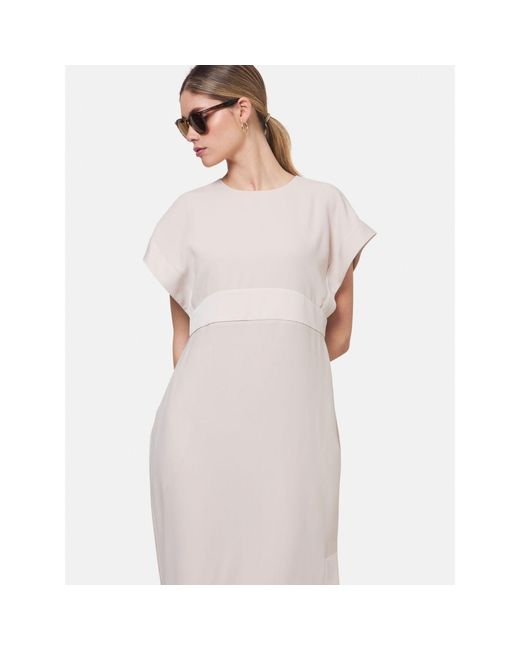 Helen Mcalinden Multicolor Neutrals Shiv Natural Pearl Dress