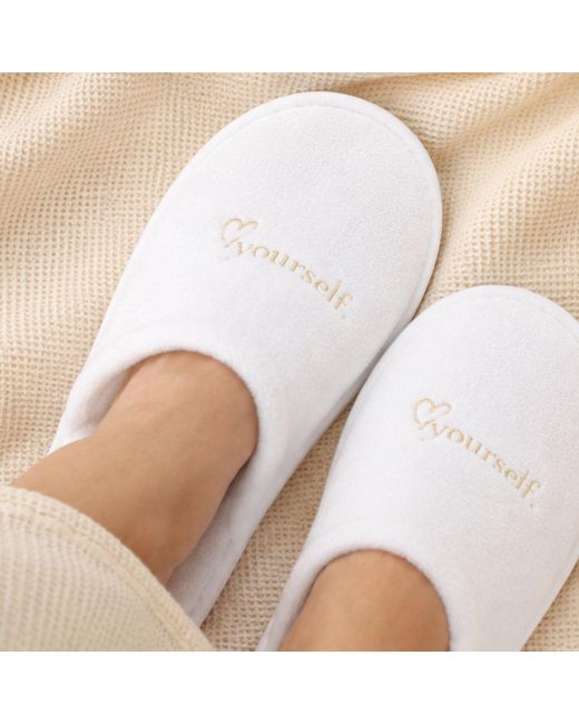 Rejected Hearts Club Black Love Yourself Slippers