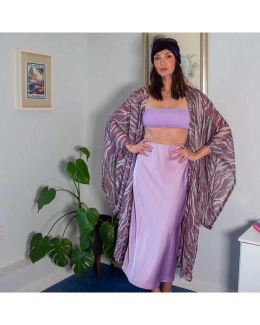 Jennafer Grace Purple Etosha Kimono