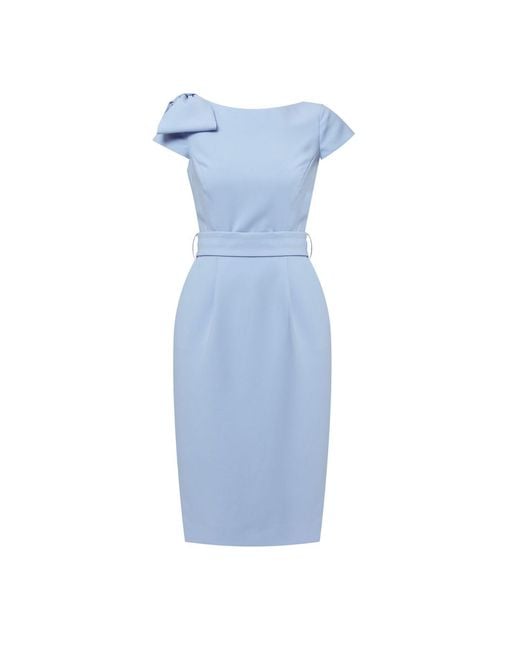 Helen Mcalinden Blue Layla Forget Me Knot Dress