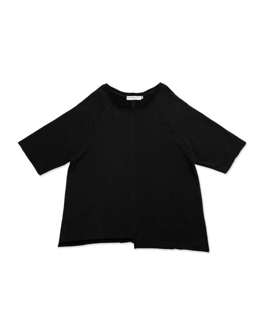 Bradford Row Black The Milos Offset Tee for men