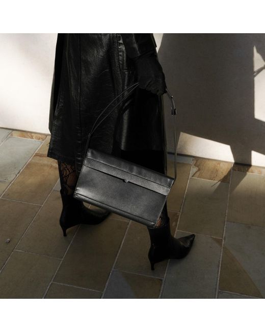 godi. Black The Christy Handmade Adjustable Shoulder Bag
