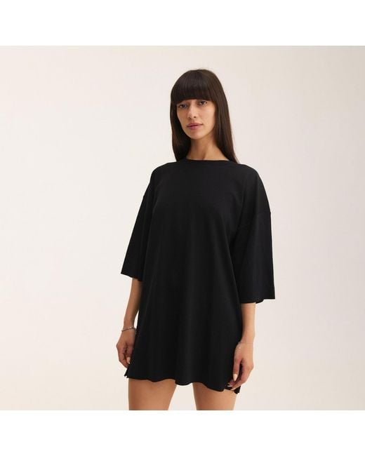 mysimplicated Black Oversized T-Shirt