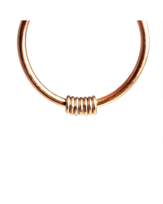 VicStoneNYC Fine Jewelry Brown Anxiety Relief Moving Ring – 14K O-Ring Style