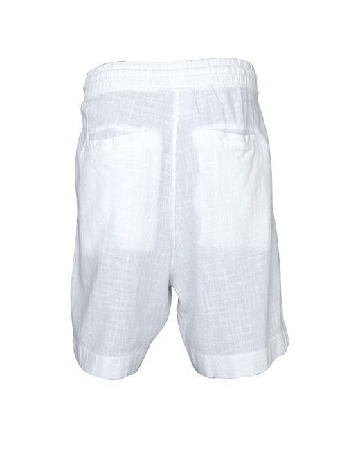 Monique Store Blue Linen Shorts for men