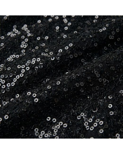Modenaire Black Embellished Midi Dress Sculpted Neckline