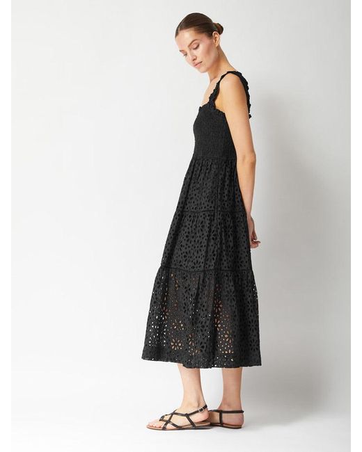 Change of Scenery Blue Neutrals Kristen Cotton Lace Maxi Dress