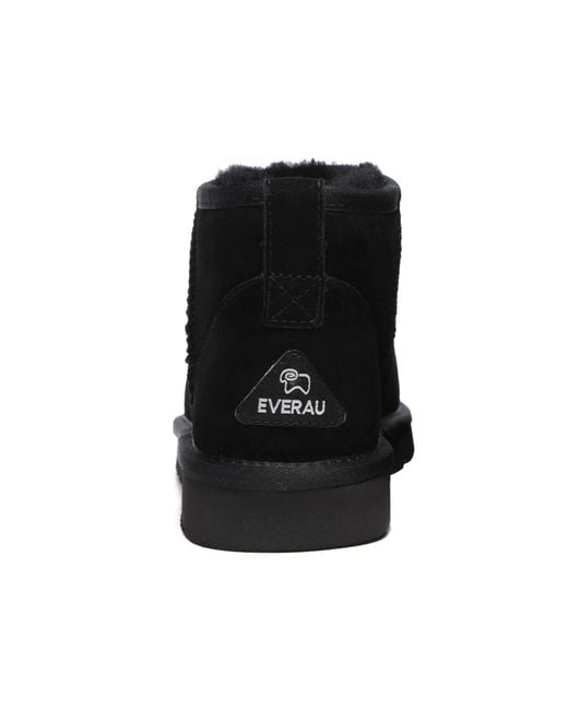 EverAu Australia Black Finch Ultra Mini Classic Boots
