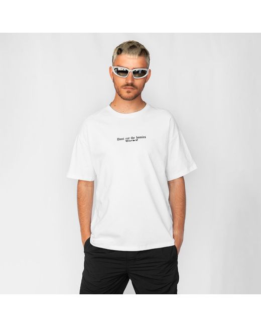 Dont Eat the Homies White Please Be Kind To Animals Tee