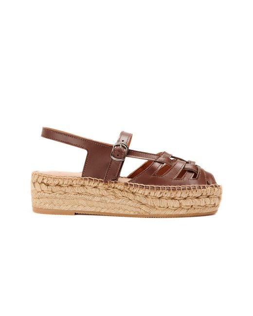 Naguisa Brown Sandals Thalis
