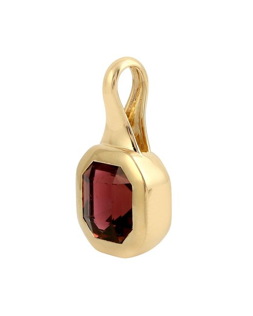Artisan Multicolor 18K Tourmaline Solitaire Pendant