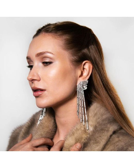 Stephanie Browne Australia Metallic Madame Zelda Earrings