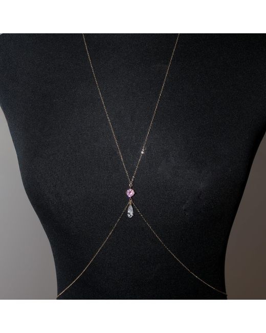 Studio Baloge Metallic Lumina Mini Body Chain