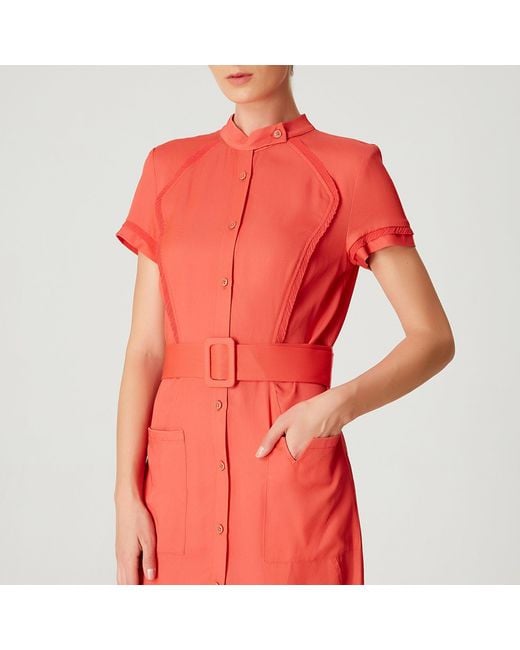 Smart and Joy Short Structured Shirt Dress