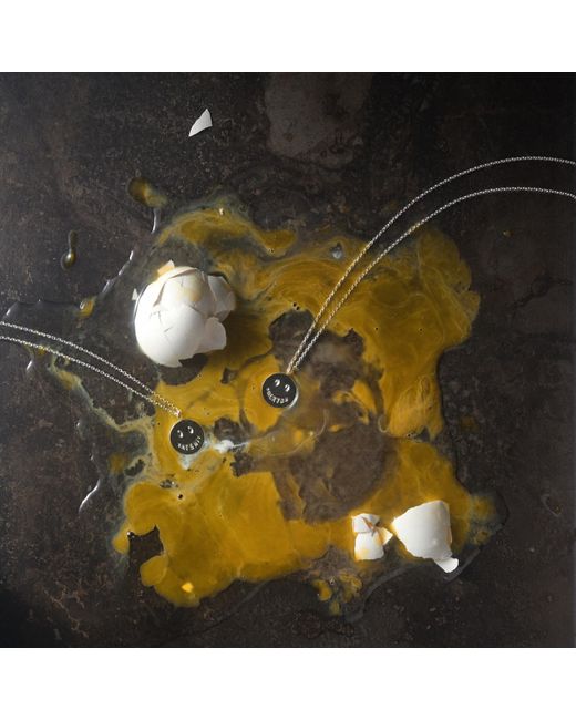Cartography Metallic You Twat Smiley Necklace