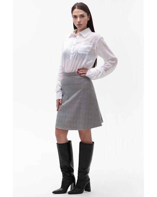 Maison Bogomil Gray Pullover Blouse