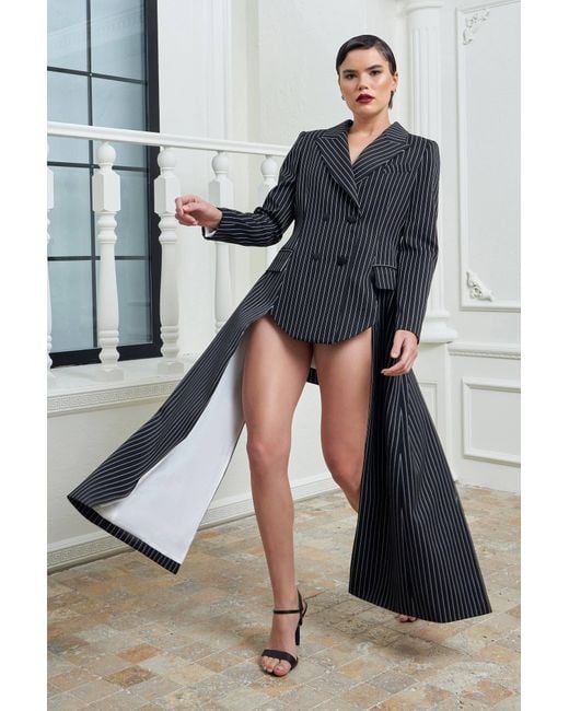 Lumina Eligma Black Opera Blazer Dress