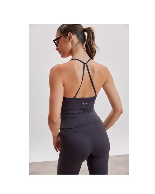 Altra Volta Green Signature Sculpt Strappy Performance Top