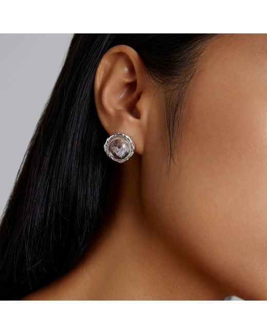 Retro Chic Metallic Aeolian Whispers Earrings